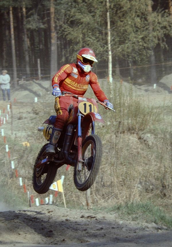 Ruskeasanta MM-500 1981 T. Pikkarainen ja Maico